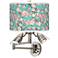 Cherry Blossoms Giclee Plug-In Swing Arm Wall Lamp