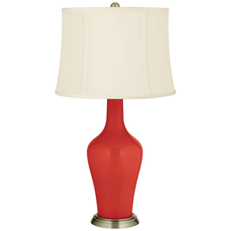 Image 2 Cherry Tomato Anya Table Lamp with Dimmer