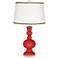 Cherry Tomato Apothecary Table Lamp with Ric-Rac Trim