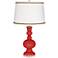 Cherry Tomato Apothecary Table Lamp with Twist Scroll Trim