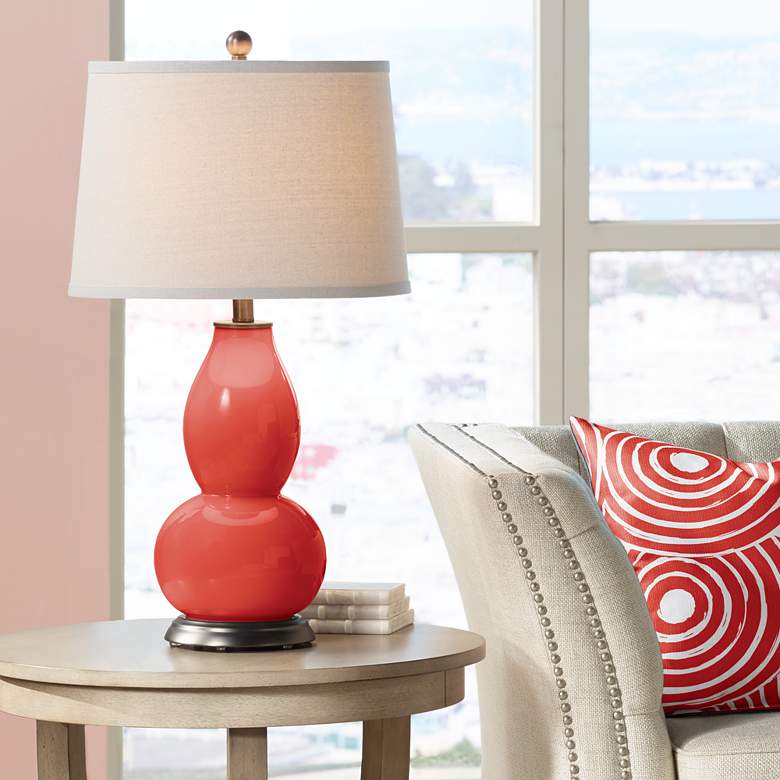 Image 1 Cherry Tomato Double Gourd Table Lamp