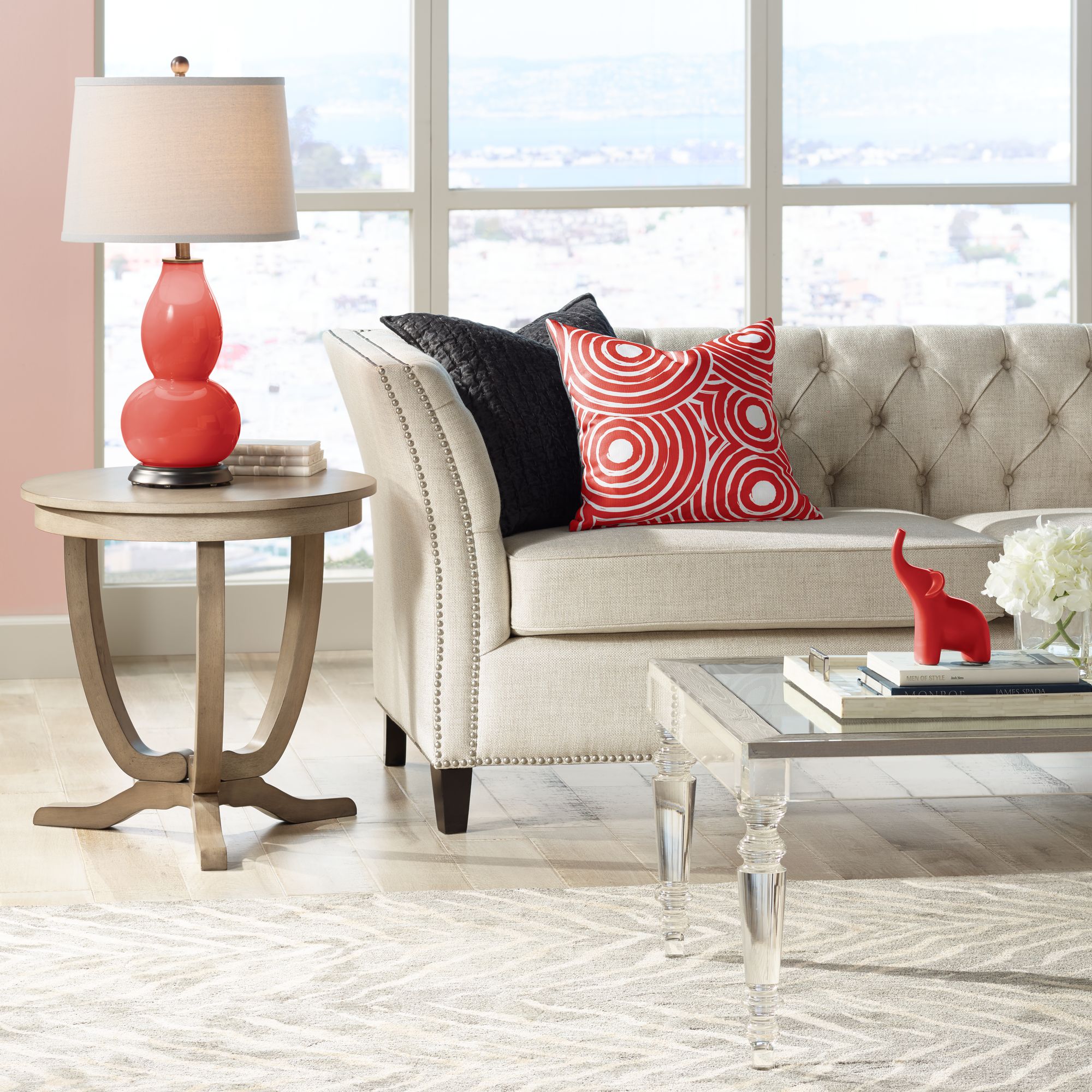 Image 3 Cherry Tomato Double Gourd Table Lamp more views