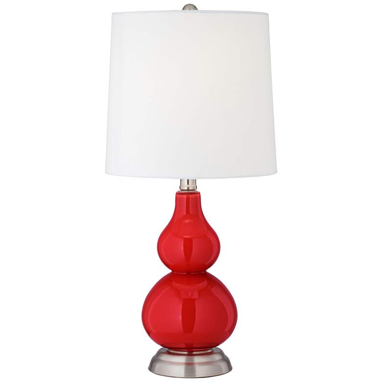Image 1 Cherry Tomato Red Small Gourd Accent Table Lamp