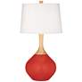 Cherry Tomato Wexler Table Lamp with Dimmer