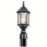 Chesapeake 17.9-in Black Traditional Outdoor Post Light