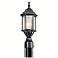 Chesapeake 17.9-in Black Traditional Outdoor Post Light