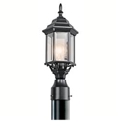 Chesapeake 17.9-in Black Traditional Outdoor Post Light