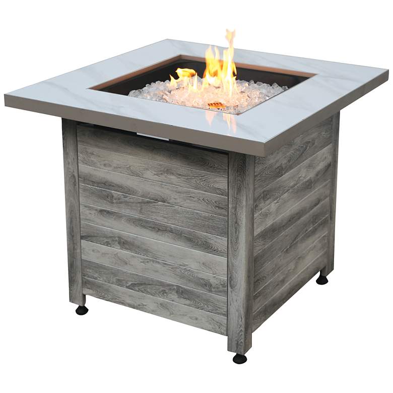Image 1 Chesapeake 30 inch Wide LP Gas Fire Pit Table