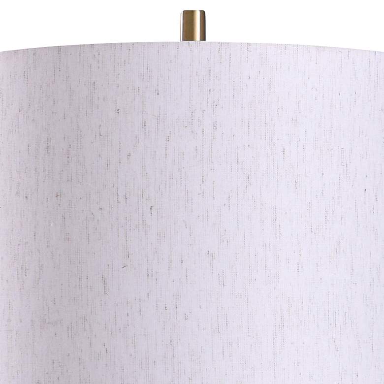 Image 3 Chesham Brass and Bronze Column Table Lamp more views