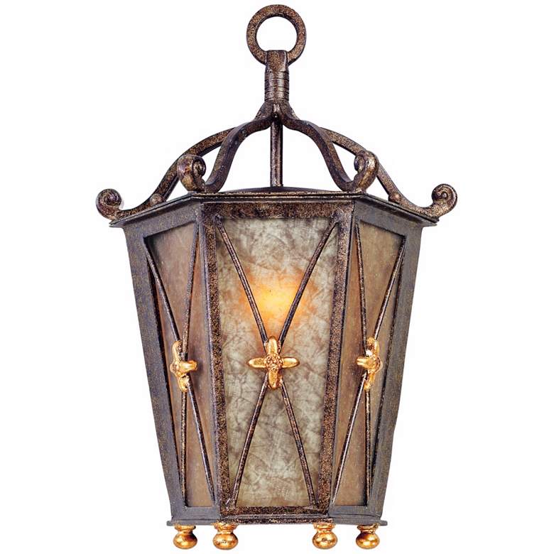 Image 1 Cheshire 15 1/2 inch High Outdoor Pocket Wall Light