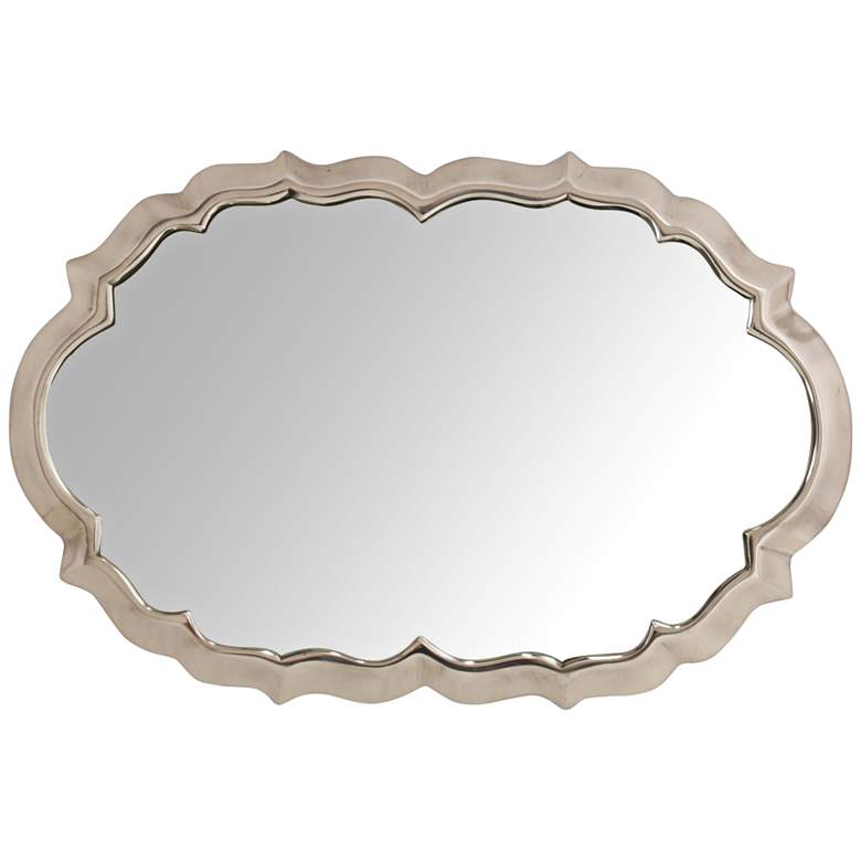 Image 1 Cheshire High Shine 14 inchx22 inch Aluminum Wall Mirror