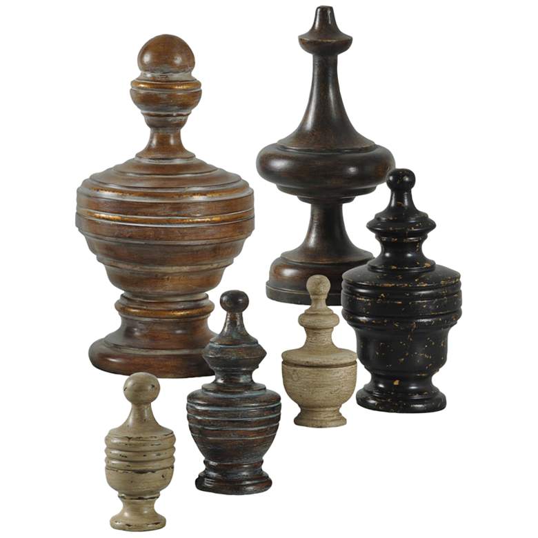 Chess Anyone Earth Tones 6-Piece Decorative Figurine Set