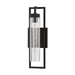 Chester 18" High Textured Black Wall Sconce
