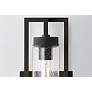 6_Chester 18" High Textured Black Wall Sconce more views