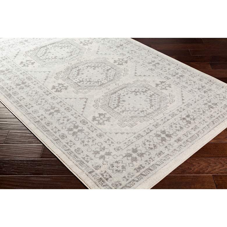 Image 3 Chester CHE-2309 5'3"x7'3" Light Gray and Khaki Rug more views