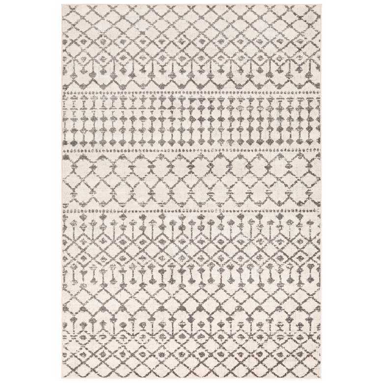 Image 2 Chester CHE-2319 5&#39;3 inchx7&#39;3 inch Medium Gray Khaki Area Rug