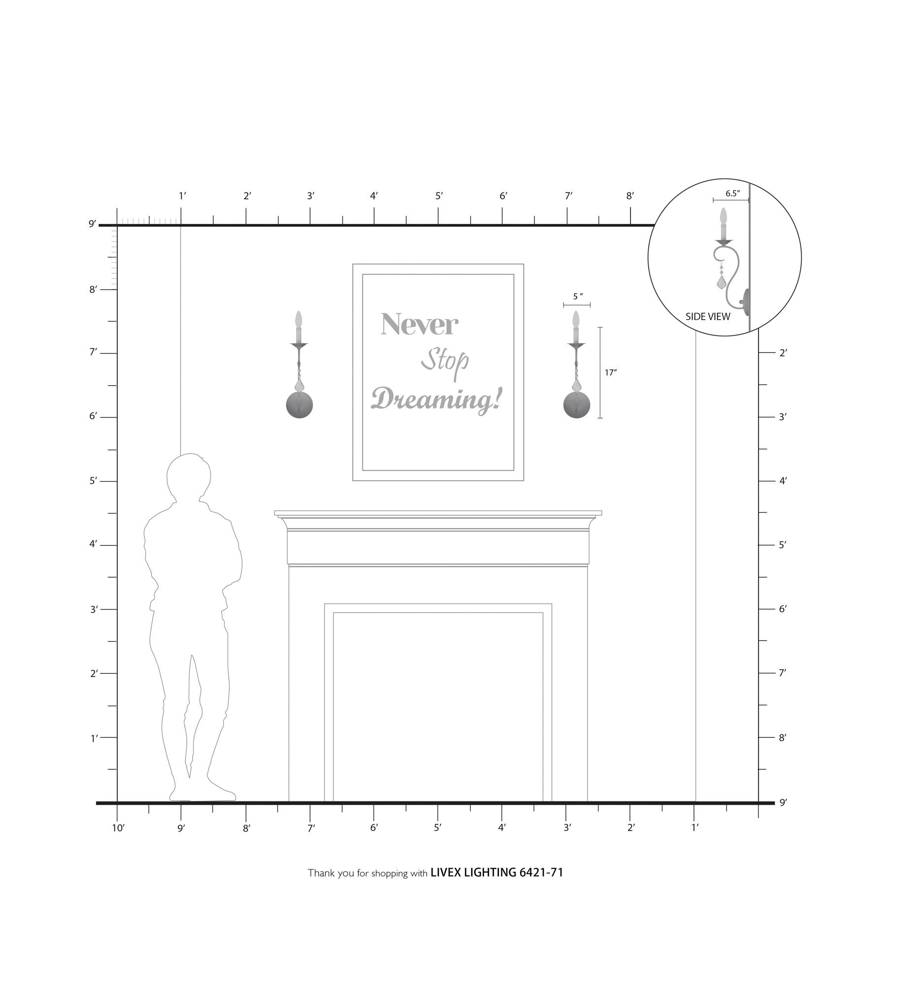 Chesterfield 1 Light Hand Applied Venetian Golden Bronze Wall Sconce