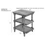 6_Chesterfield 18" Wide Natural Wood and Cane Side Table more views