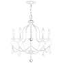 2_Chesterfield 22-in 5-Light Antique White Vintage Candle Chandelier