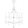 Chesterfield 22-in 5-Light Antique White Vintage Candle Chandelier