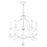4_Chesterfield 22-in 5-Light Antique White Vintage Candle Chandelier more views