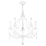 5_Chesterfield 22-in 5-Light Antique White Vintage Candle Chandelier more views
