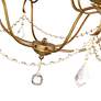 7_Chesterfield 25-in 6-Light Antique Gold Leaf Vintage Candle Chandelier more views