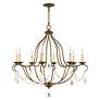3_Chesterfield 32"W Venetian Golden Bronze 8-Light Chandelier more views