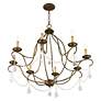 5_Chesterfield 32"W Venetian Golden Bronze 8-Light Chandelier more views