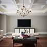 6_Chesterfield 32"W Venetian Golden Bronze 8-Light Chandelier more views
