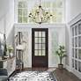 Chesterfield 32"W Venetian Golden Bronze 8-Light Chandelier