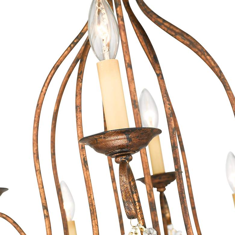 Image 6 Chesterfield 34-in 12-Light Venetian Golden Bronze Chandelier more views