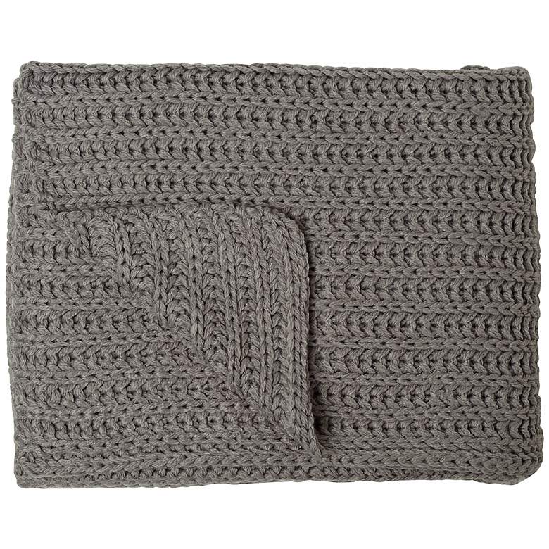 Image 1 Chesterfield Dove Grey Tone Decorative Throw Blanket