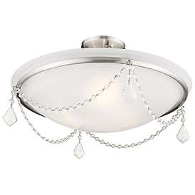 Image5 of Chesterfield Pennington Brushed Nickel Semi-Flush Mount Light more views