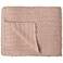 Chesterfield Pink Shell Tone Decorative Throw Blanket