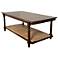 Chesterfield Wood & Cane Coffee Table - Chestnut