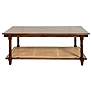 3_Chesterfield Wood & Cane Coffee Table - Chestnut more views