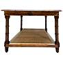 4_Chesterfield Wood & Cane Coffee Table - Chestnut more views