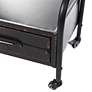 5_Cheval Black 26" x 73" Floor Mirror with Storage Drawer more views