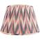 Chevron Patterned Print Empire Lamp Shade 10x14x10 (Spider)