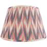 Chevron Patterned Print Empire Lamp Shade 11x16x10 (Spider)
