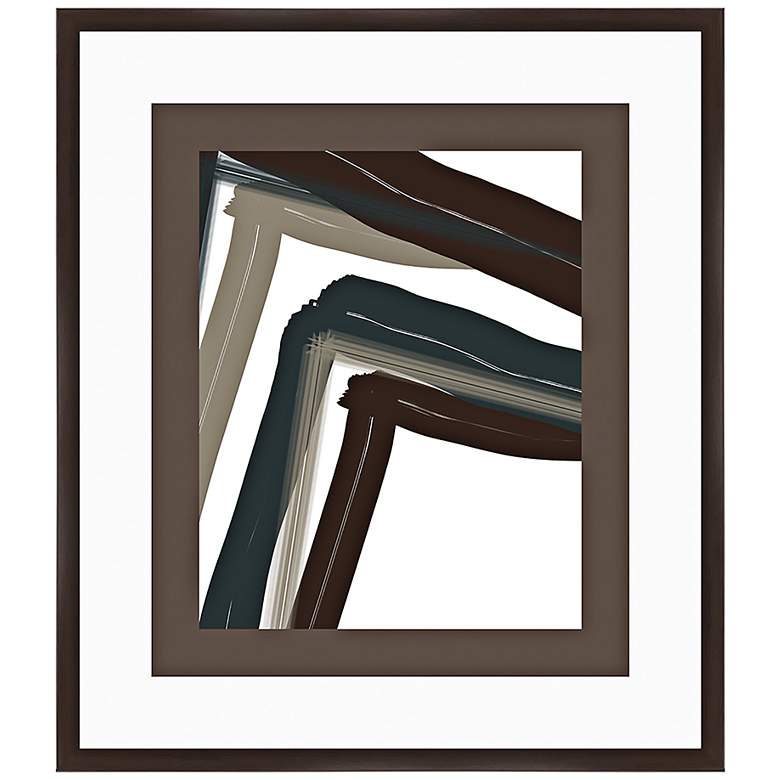 Image 1 Chevron Zoom II 32 inch High Framed Abstract Wall Art