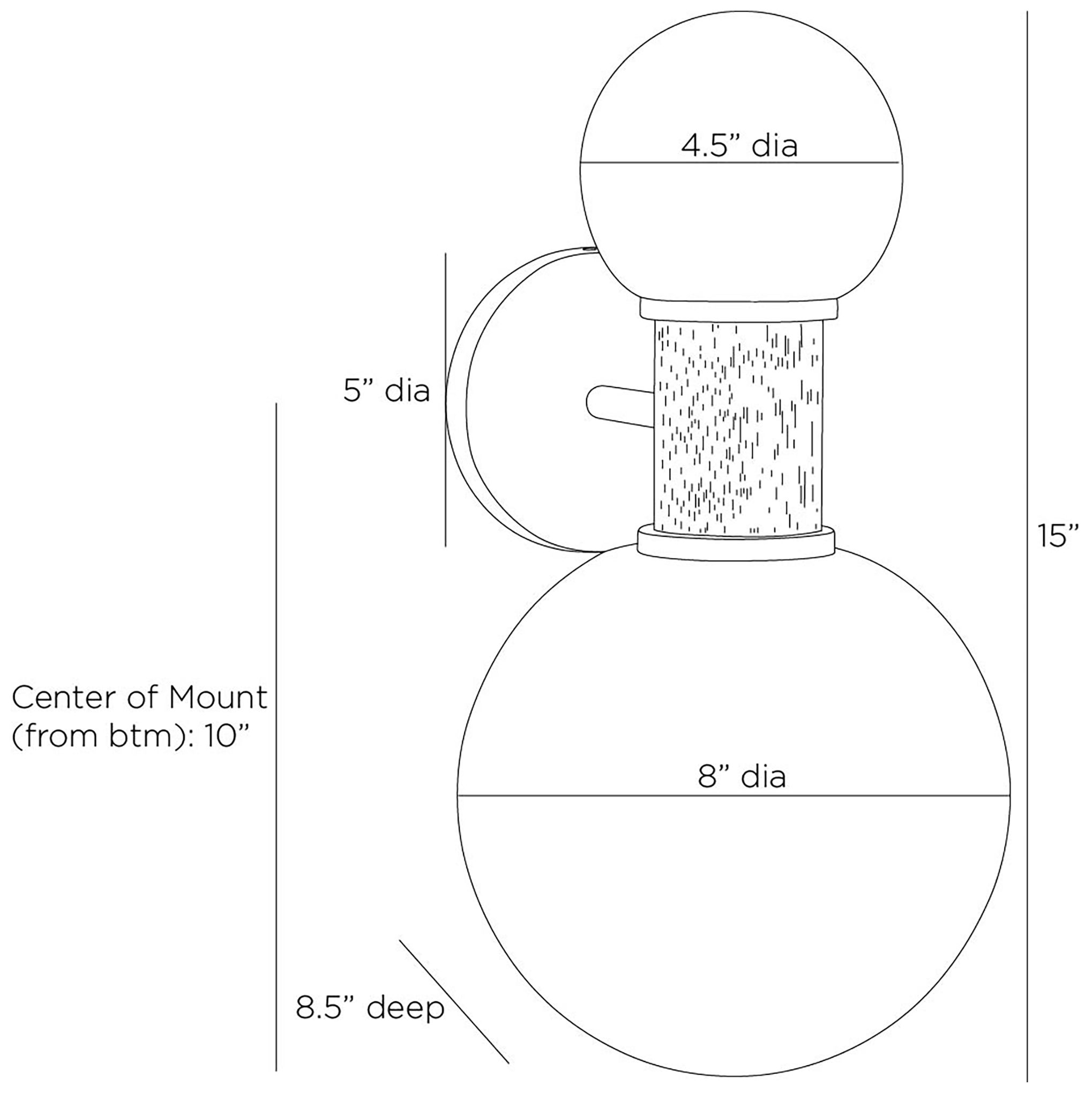 Cheyanne 15" High Antique Brass 2-Light Wall Sconce