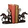 Cheyenne Cast Iron Horse and Spur Bookends Set