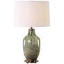 Chianti 27 1/2" Olive Green Glass Table Lamp
