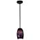 Chianti 4 3/4" Wide Oil-Rubbed Bronze Art Glass Mini Pendant