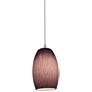 1_Chianti 4 3/4" Wide Purple Cloud Glass LED Mini Pendant