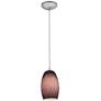 2_Chianti 4 3/4" Wide Purple Cloud Glass LED Mini Pendant more views