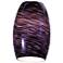 Chianti - Pendant Glass Shade - Purple Swirl Glass Finish