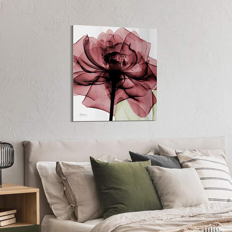 Image 6 Chianti Rose II 24" Square Printed Tempered Glass Wall Art more views